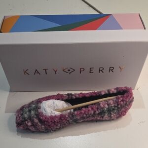 Katy Perry Collections Pink and Gray Flats